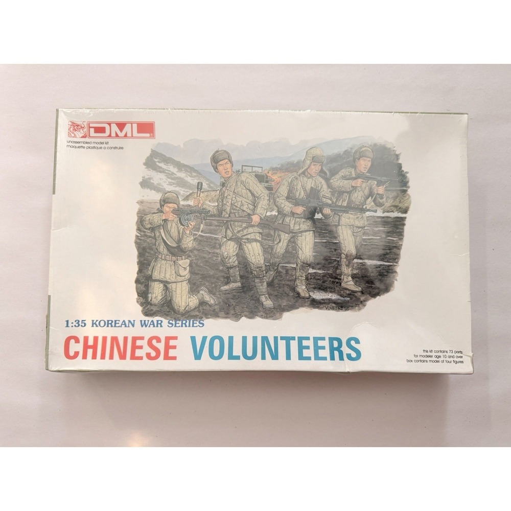 DML Dragon 6806 Chinese Volunteers Korean War 1/35 Scale Figure Model Kit SEALED